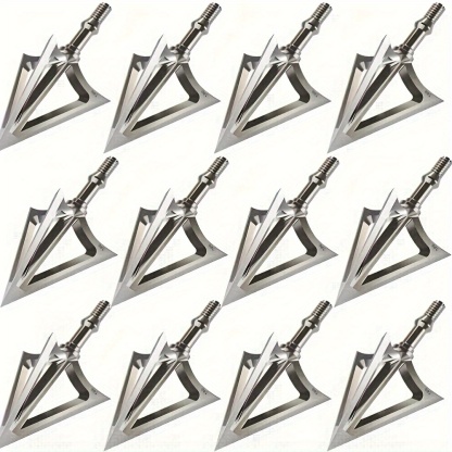 100 Grain Hunting Archery Broadhead - 12 Pack 