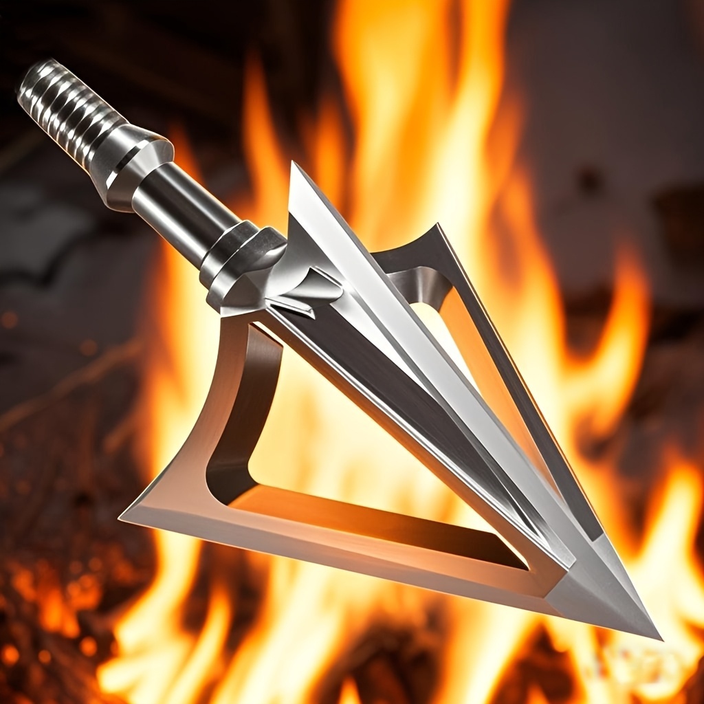 100 Grain Hunting Archery Broadhead - 12 Pack 