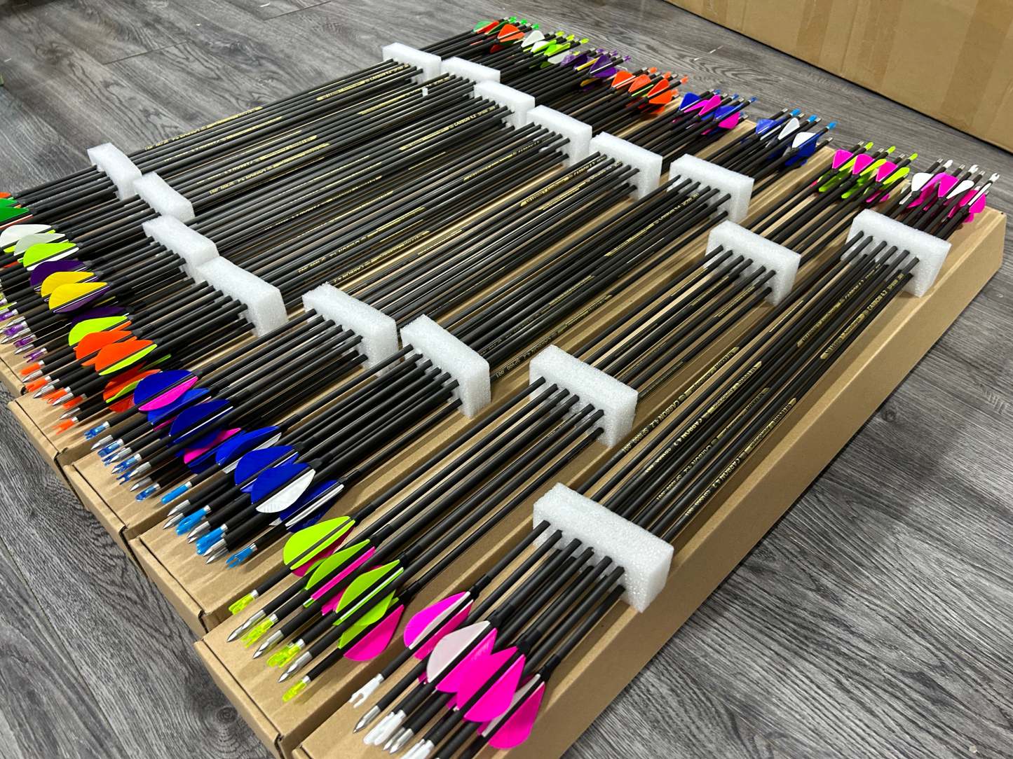 🎯100% Pure Carbon Arrow Practice Hunting Spine 700/800/900/1000-AMEYXGS Archery