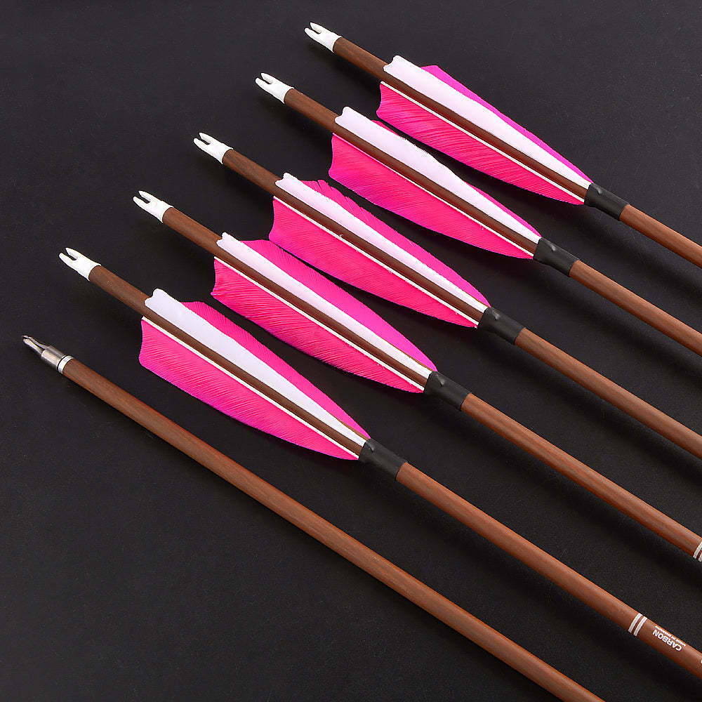 🎯100% Pure Carbon Arrow for Archery Hunting-AMEYXGS Archery