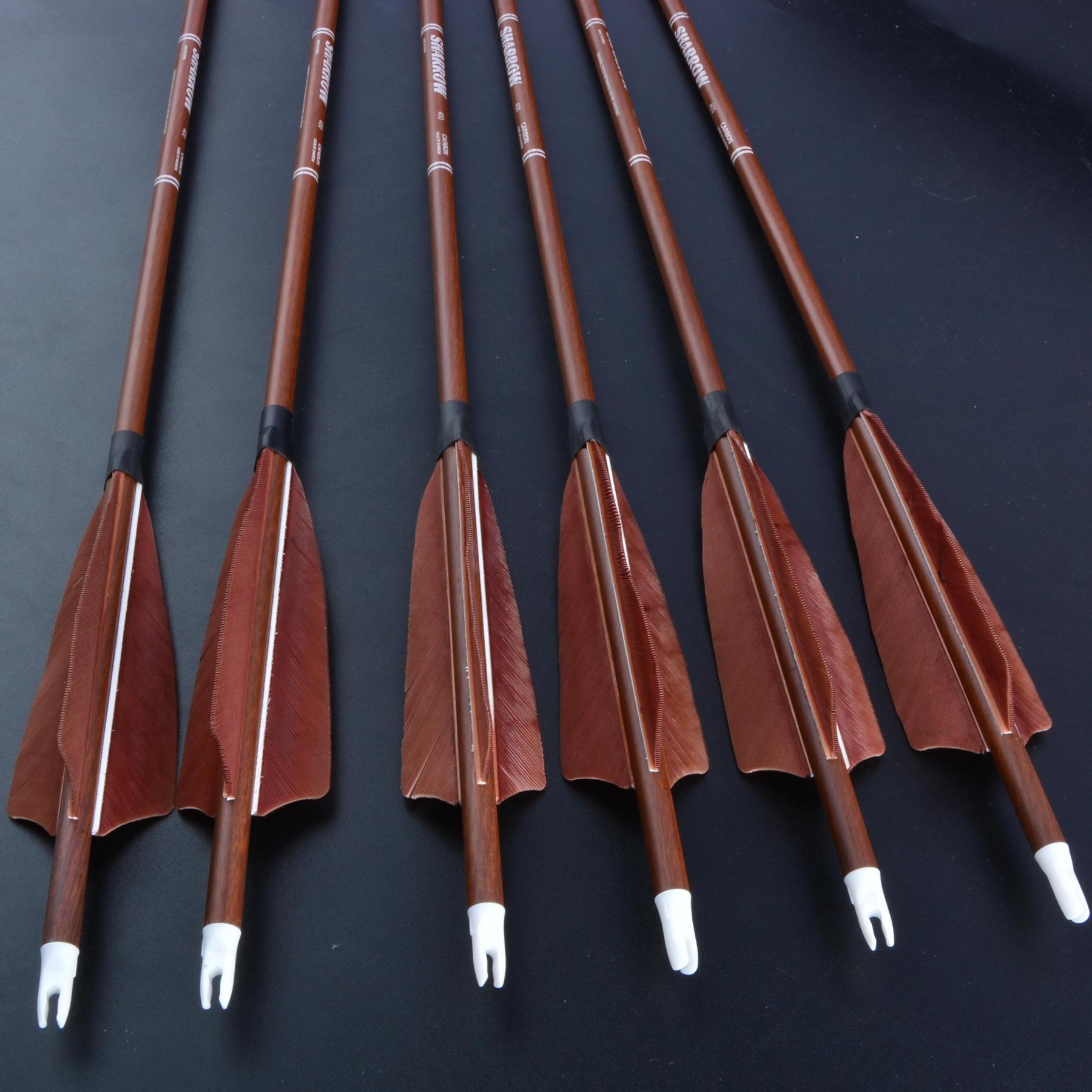 Traditional Archery Pure Carbon Arrows