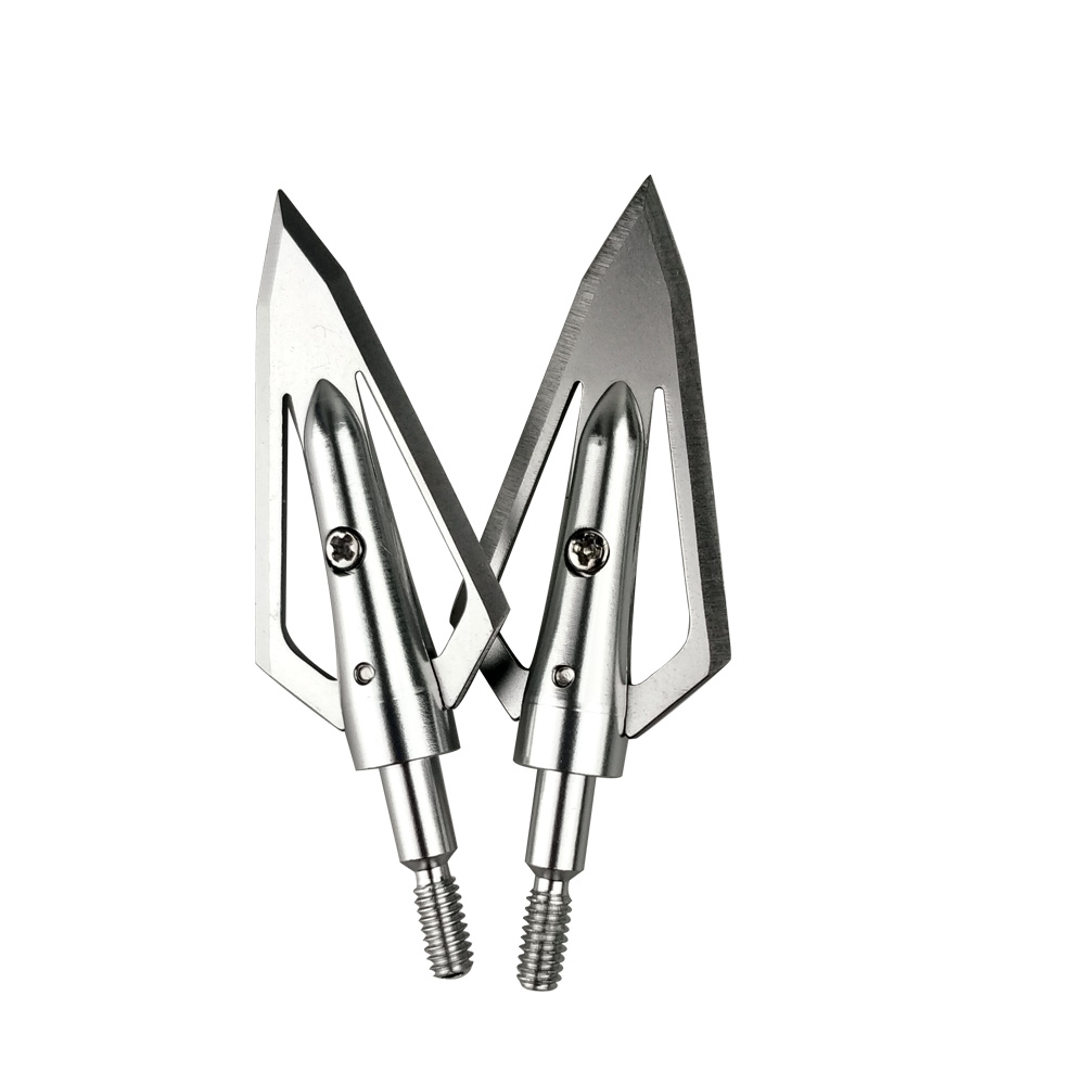 Broadheads Blades Arrowheads with Box for Huning Compound Bow Crossbow