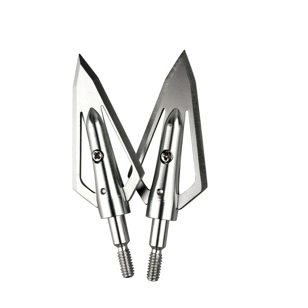 Broadheads Blades Arrowheads with Box for Huning Compound Bow Crossbow