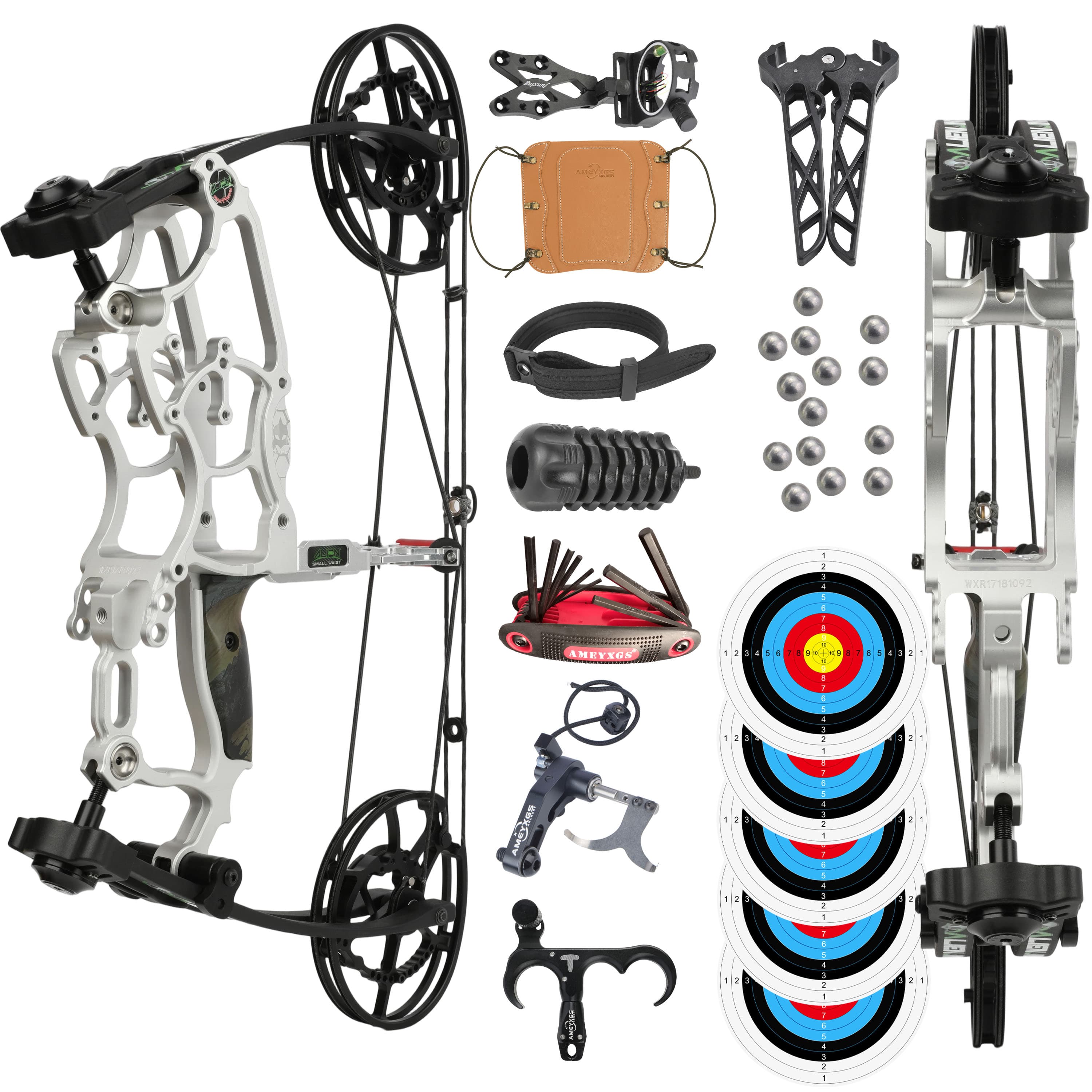 Draw Weight 30-70LBS Dual Use Compound Bow Set Shooting 