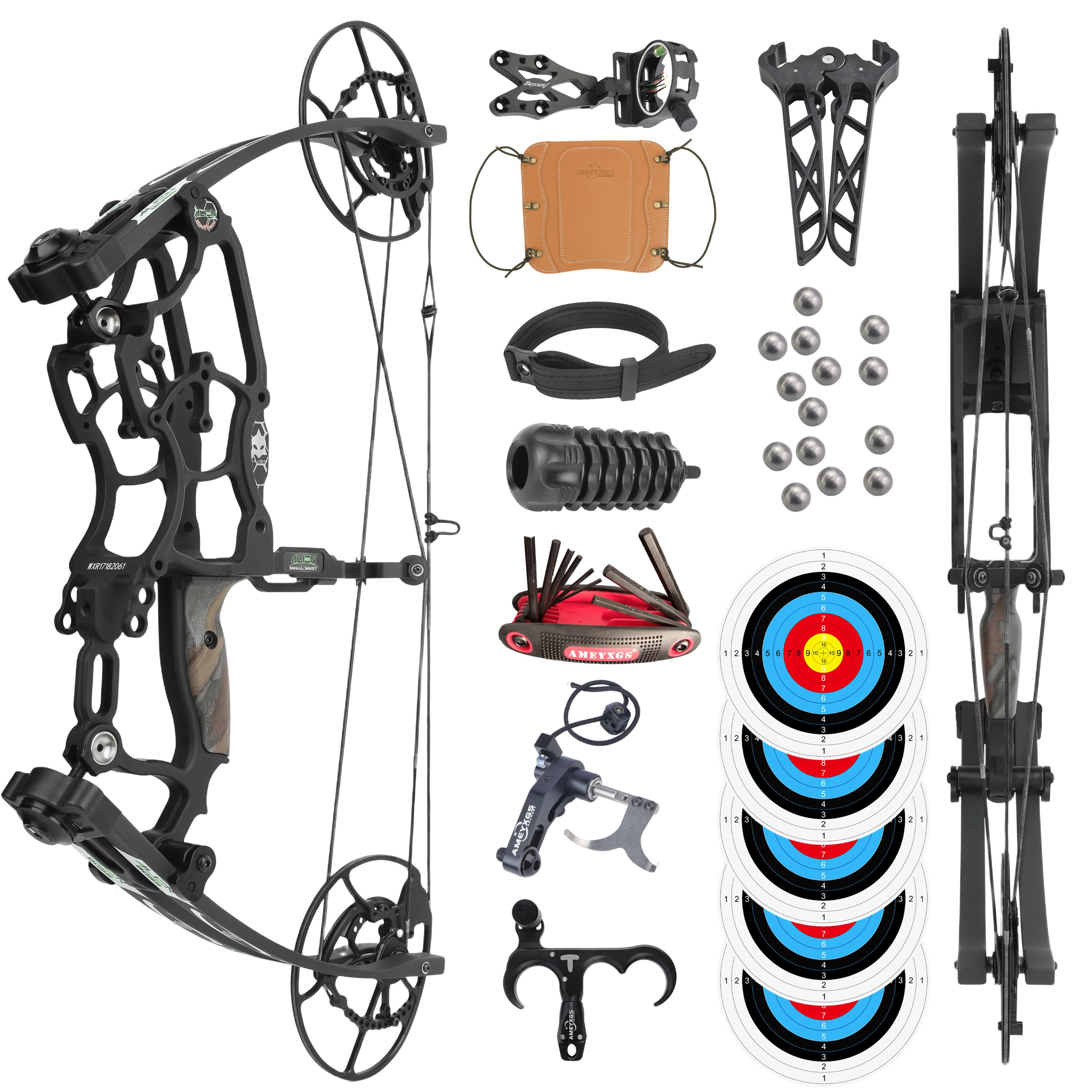 Draw Weight 30-70LBS Dual Use Compound Bow Set Shooting 