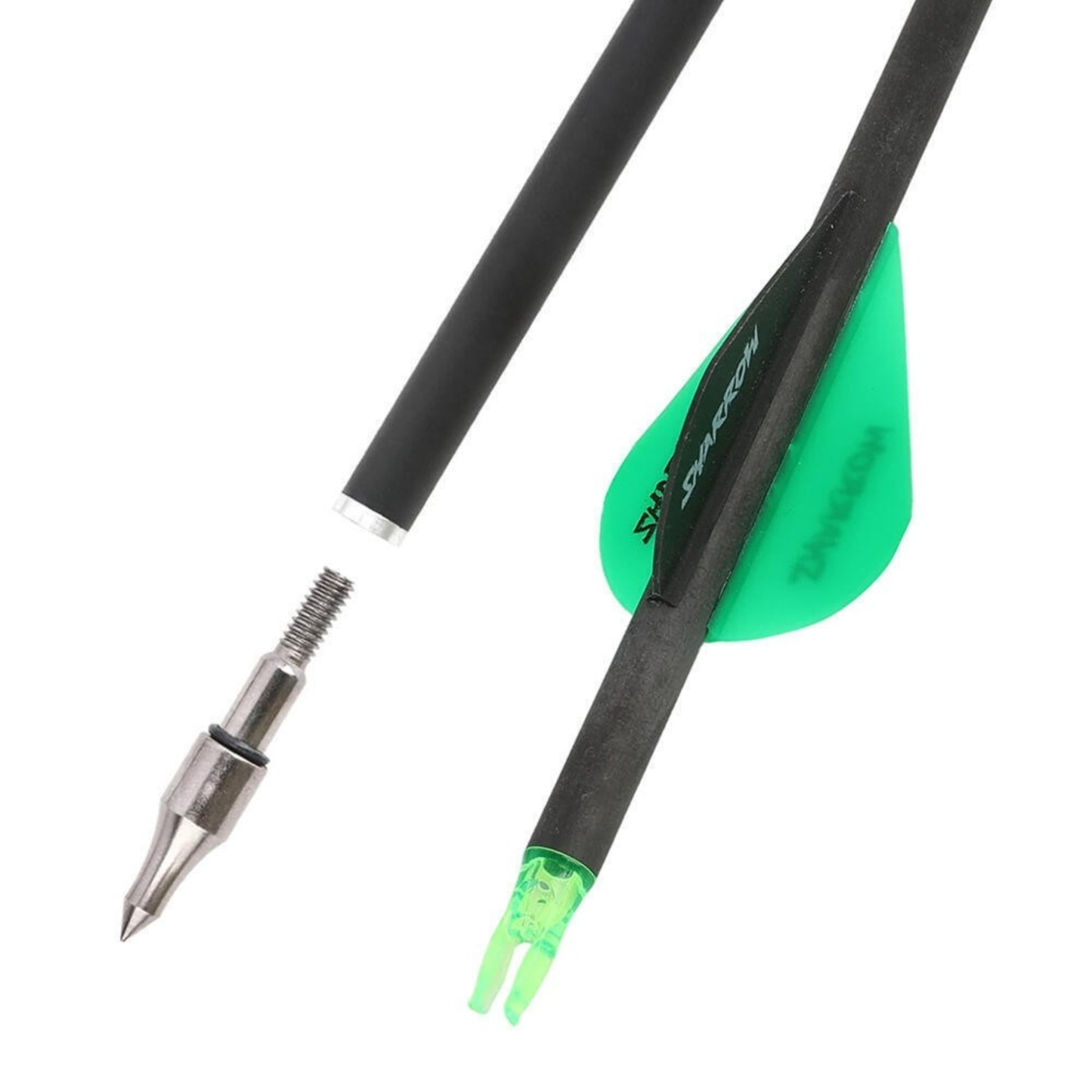 30" Carbon Archery Arrows SP300-800 with Screw-In Field Tips