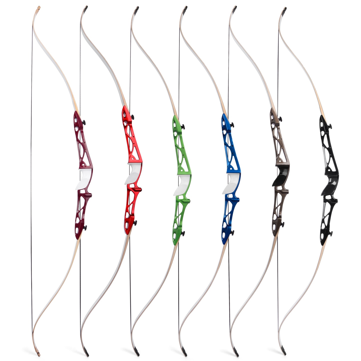 KAIEMI 66" 68" 70" Olympic Archery Competition Recurve Bow Kit 14-40# @28"