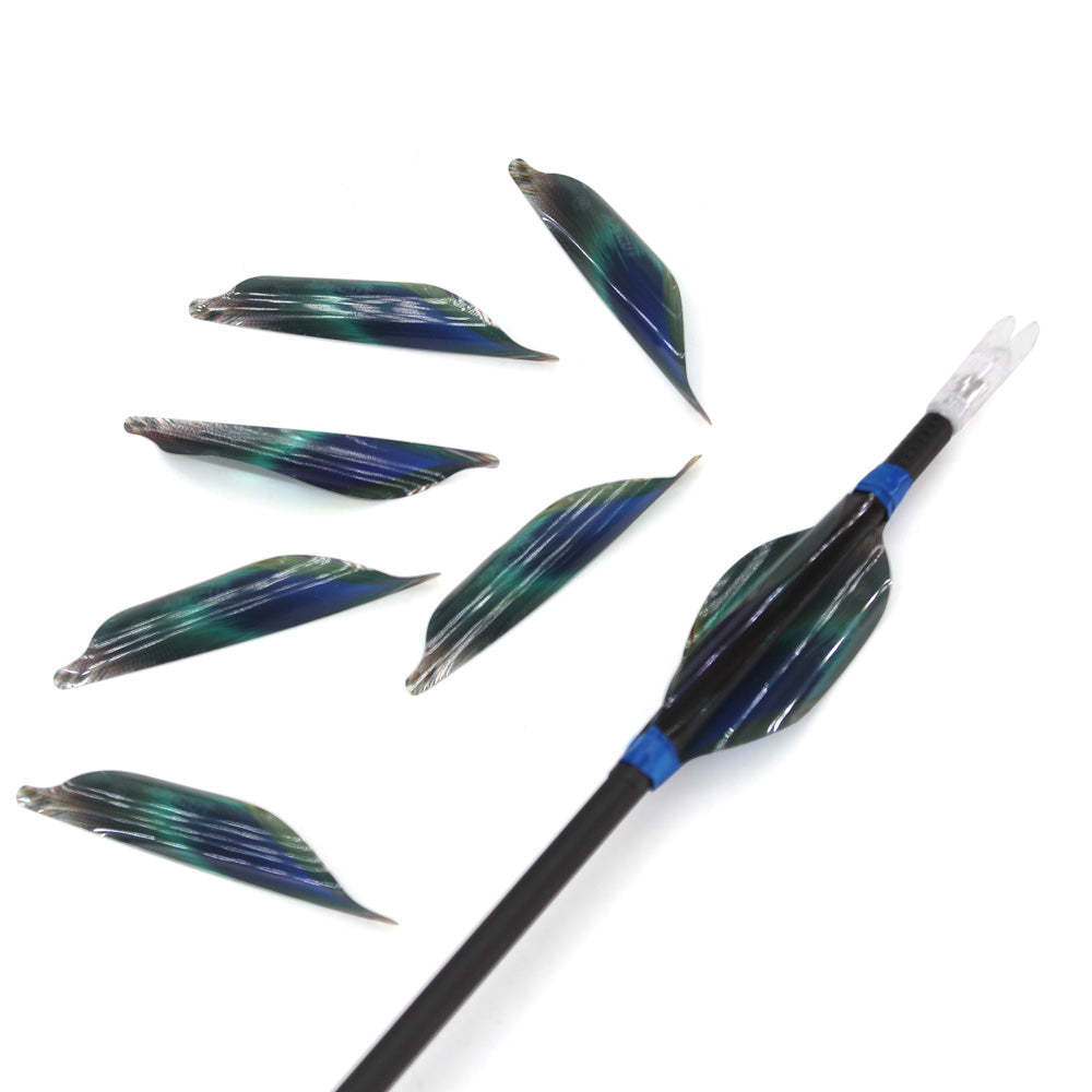 🎯Spiral Arrow Feather  DIY Arrow-AMEYXGS Archery