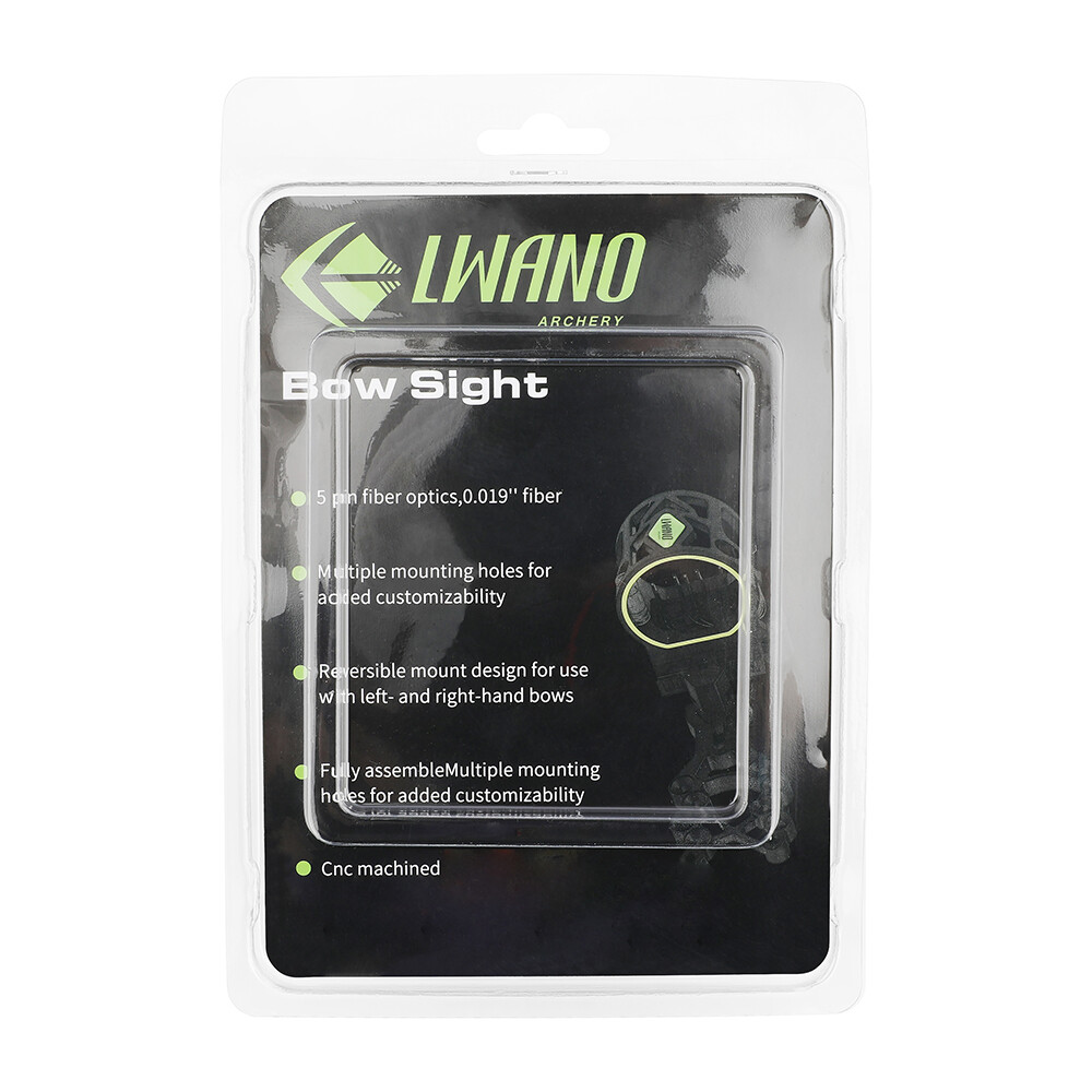 🎯Compound Bow Sight 5 Pin  0.019" Micro
