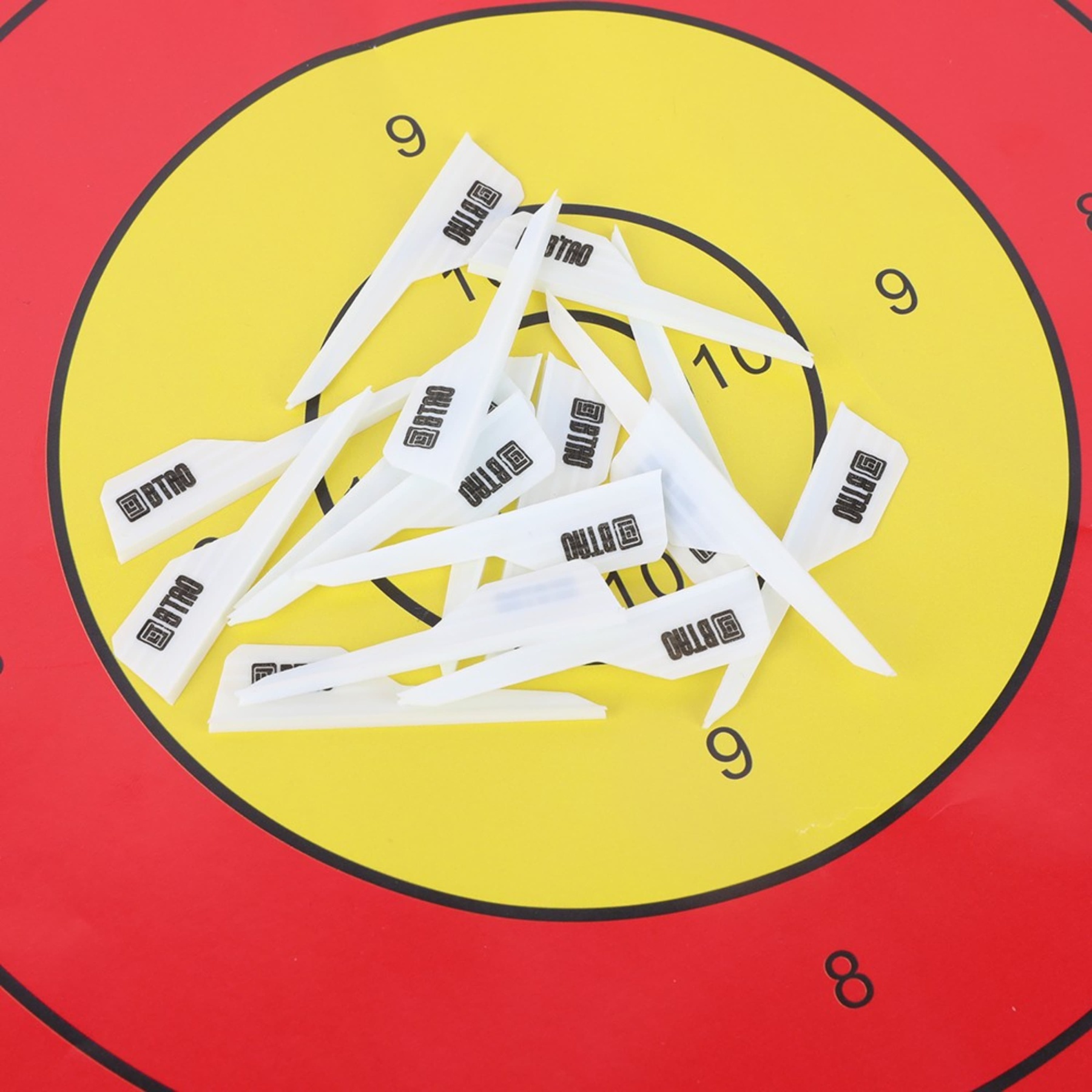 2.5" Rubber Arrow Vanes Archery Fletching Accessory (50pcs)