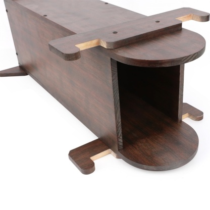 Thickened Wooden Archery Bow Stand with Arrow Quiver