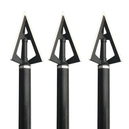 Archery 3 Blade Arrowheads Broadheads 100 Grain Broadheads