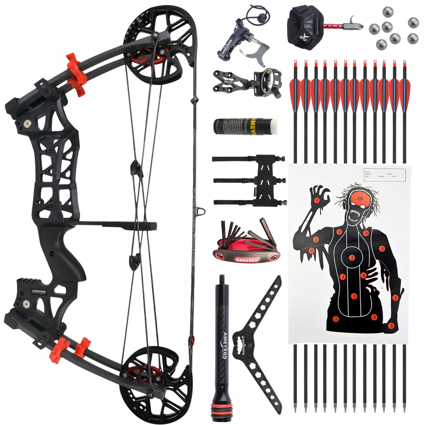 30-60lbs Dual -ues Compound Bow RH/LH Archery