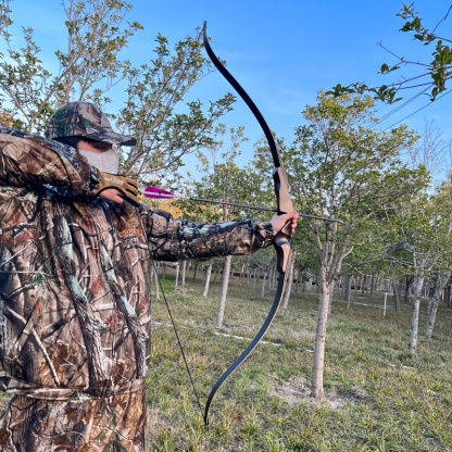 Takedown Recurve Bow 60" Bamboo Core – Perfect Christmas Gift for Hunters & Archers