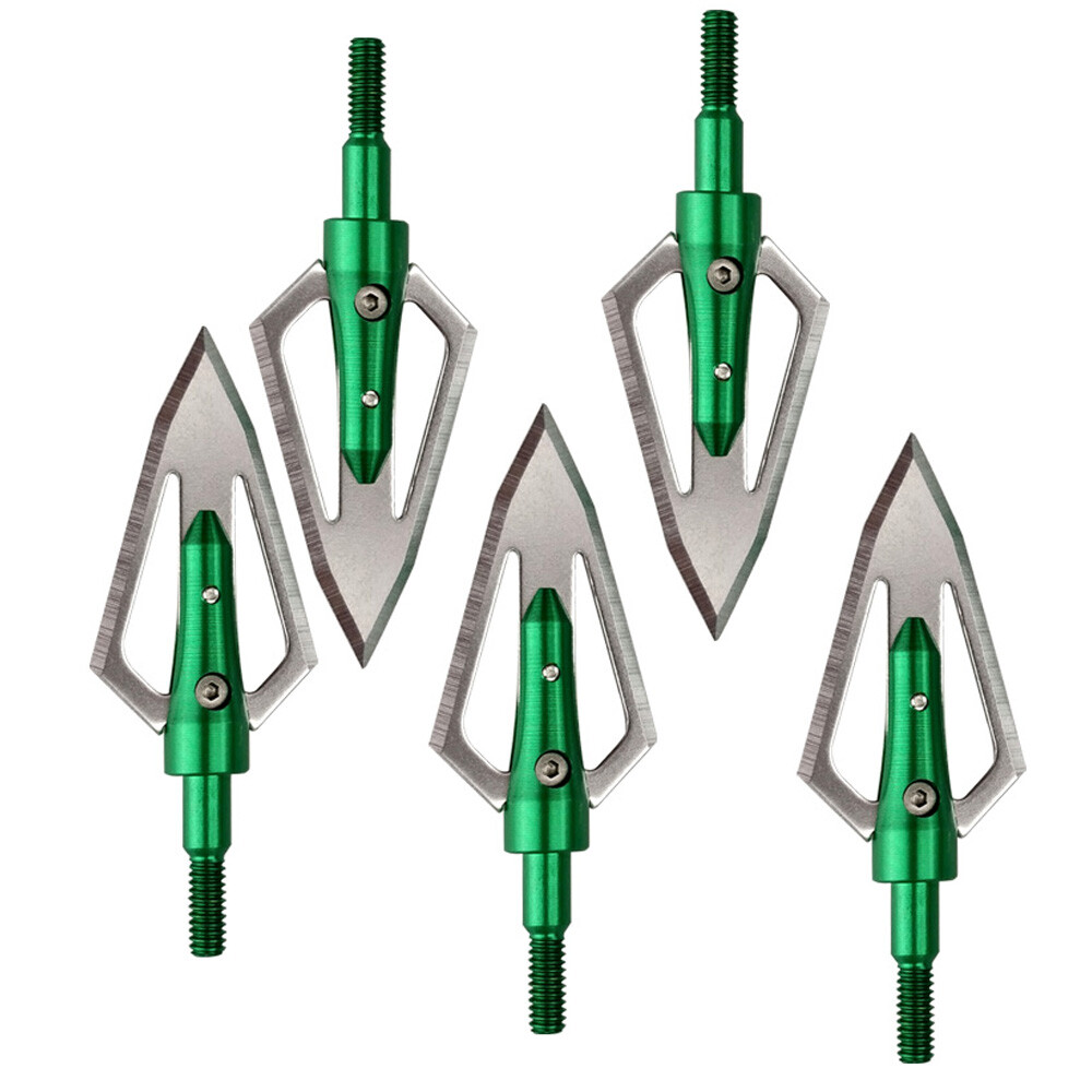 Archery Blade Arrowheads Broadheads Tips Bow Hunting Shooting