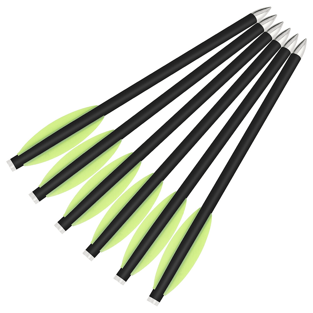 6.3" Crossbow Bolts Mini Carbon Arrow 4.2 mm Hunting Archery