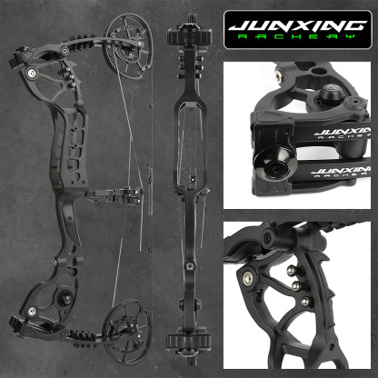 JUNXING 30-70lbs Target Compound Bow Kit Hunting Archery