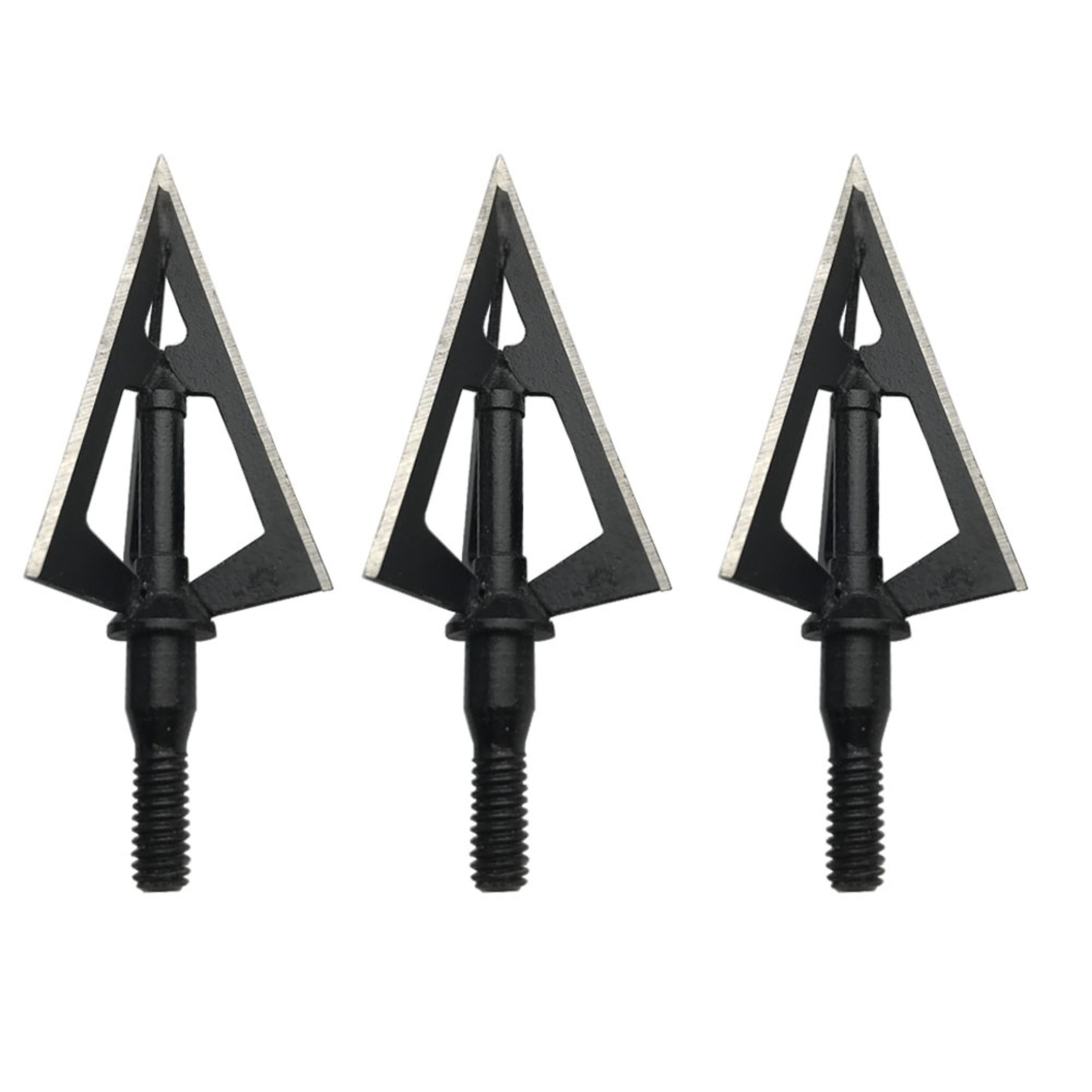 Archery 3 Blade Arrowheads Broadheads 100 Grain Broadheads