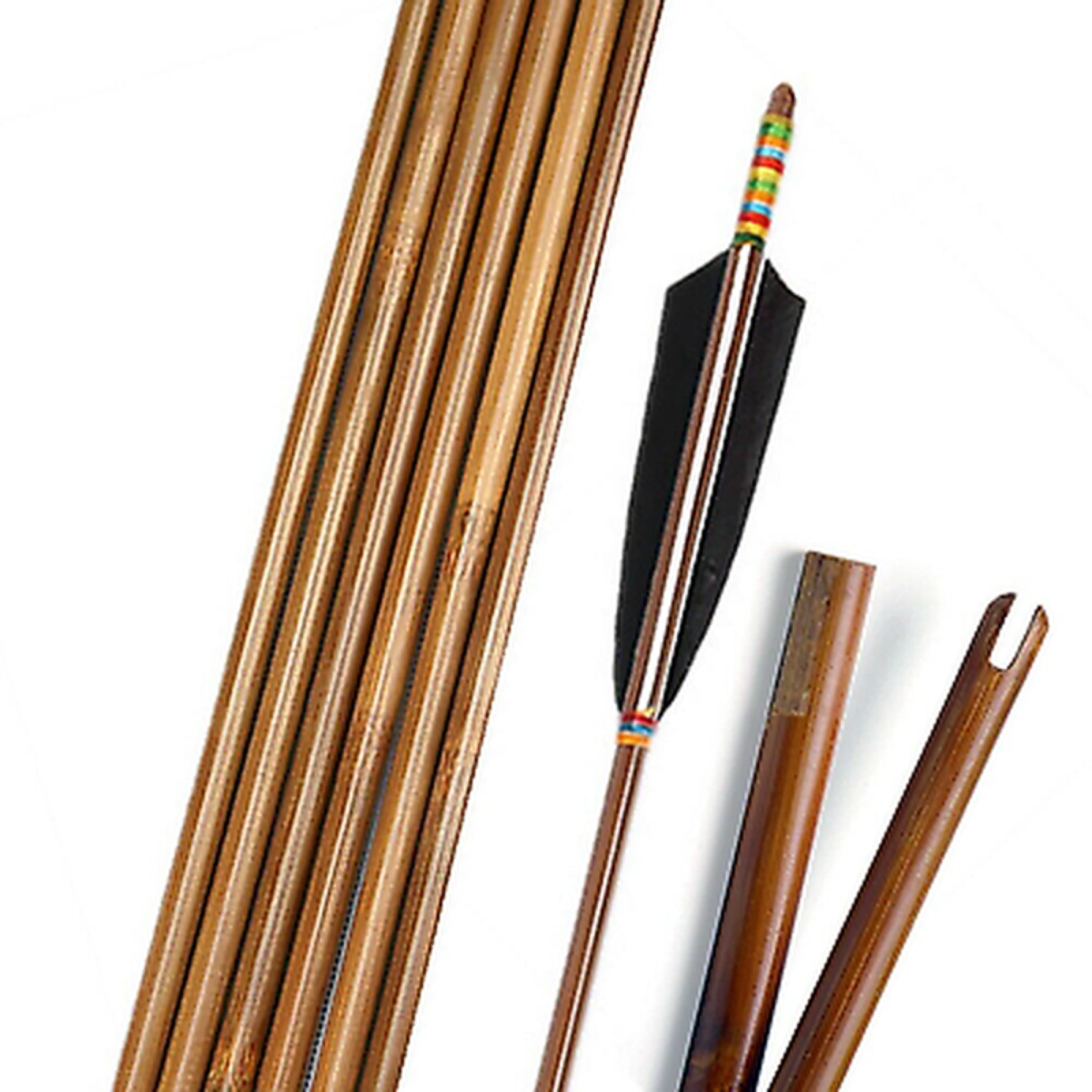 Bamboo Arrow Shafts Handmade Bow Arrow DIY Hunting
