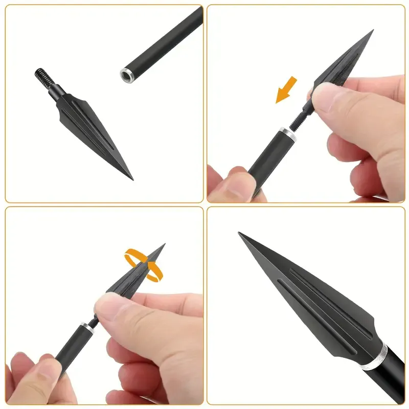 125 Grain Archery Hunting Practice Arrowheads