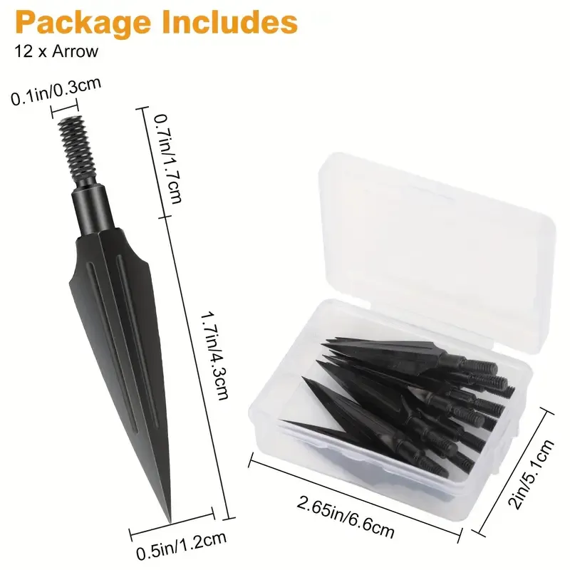 125 Grain Archery Hunting Practice Arrowheads