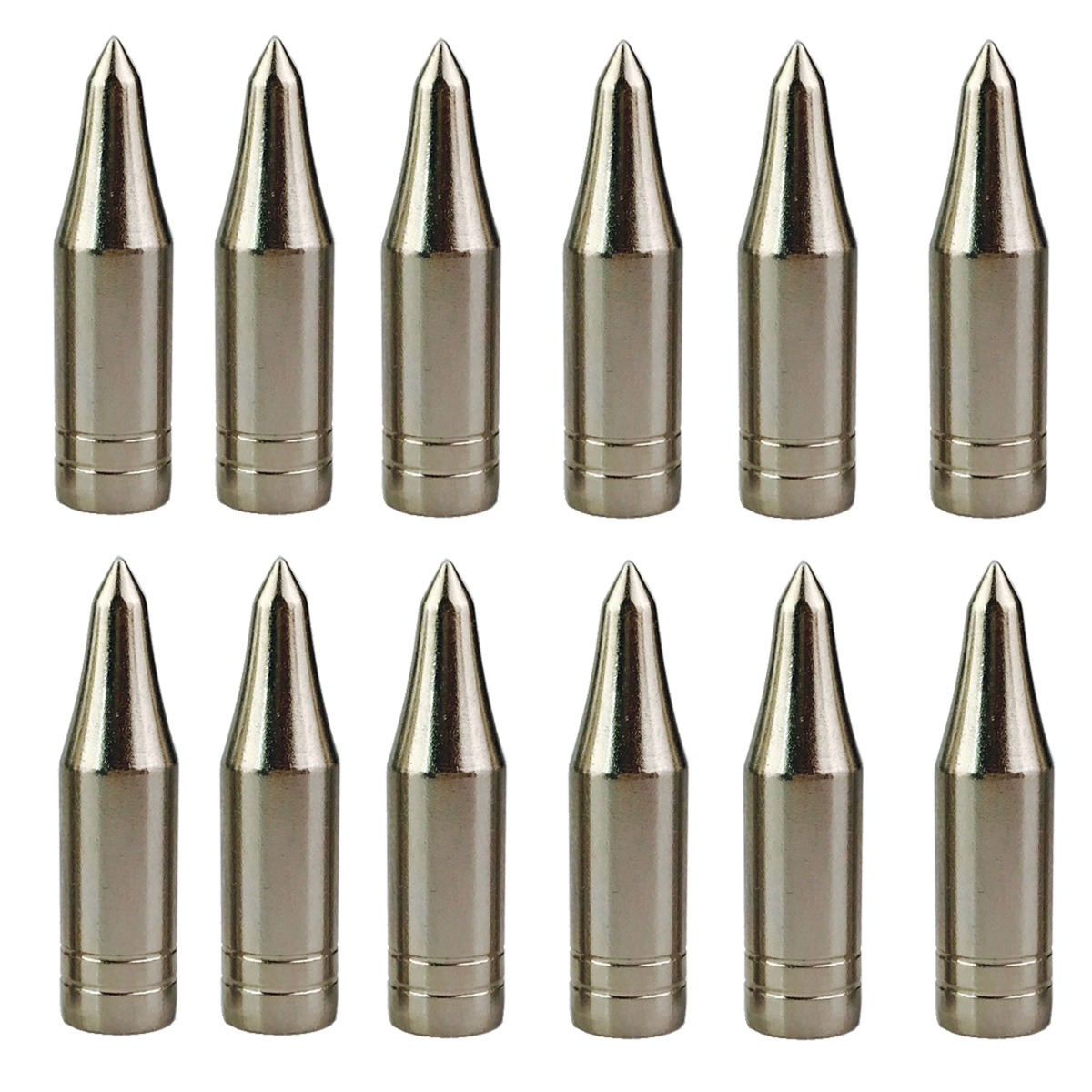 12Pcs Archery Field Point for Wooden Arrows