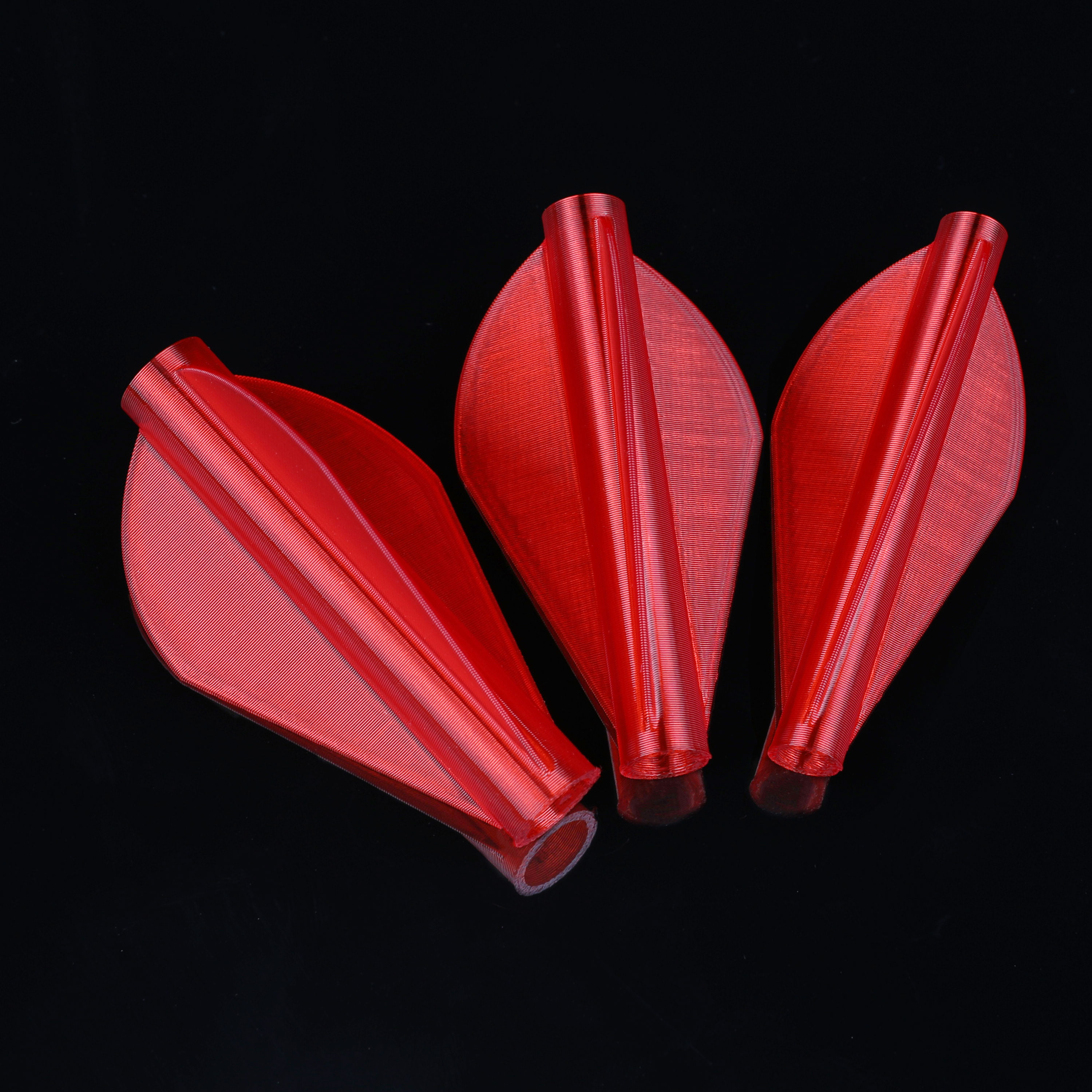 12pcs Archery Fletching TPE one-Piece Quickfletch Vanes