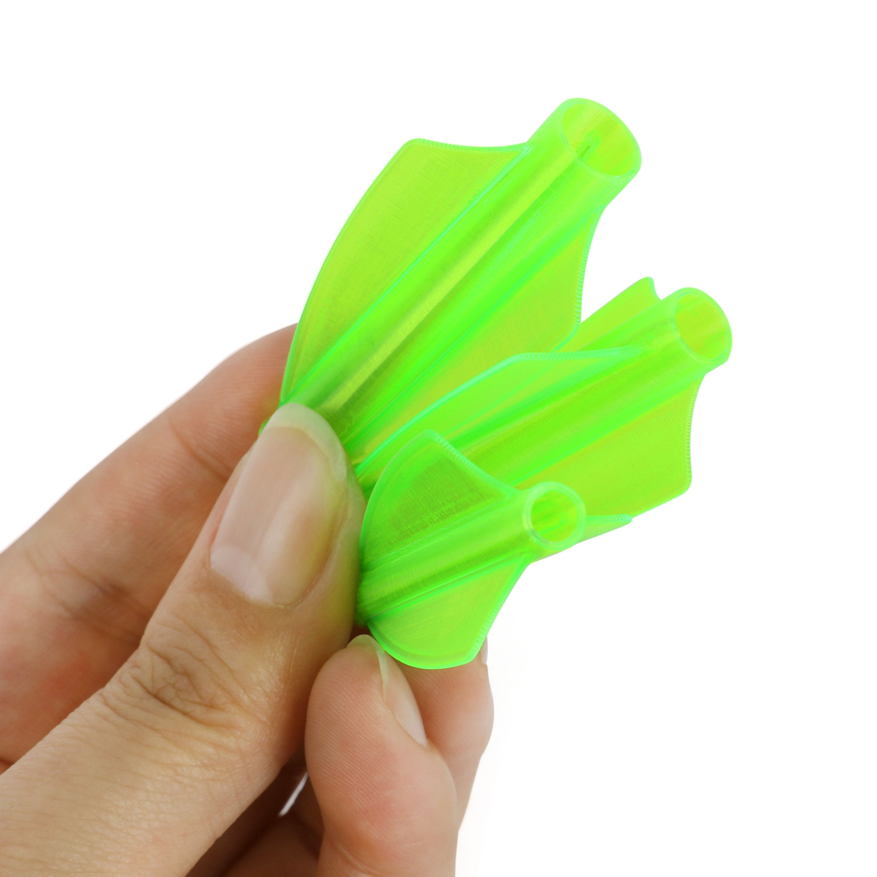 12pcs Archery Fletching TPE one-Piece Quickfletch Vanes