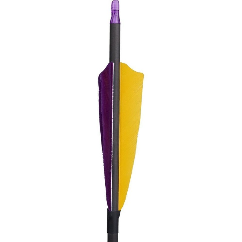 🎯12pcs Pure Carbon Arrows Archery Spine 350 Hunting Target-AMEYXGS Archery