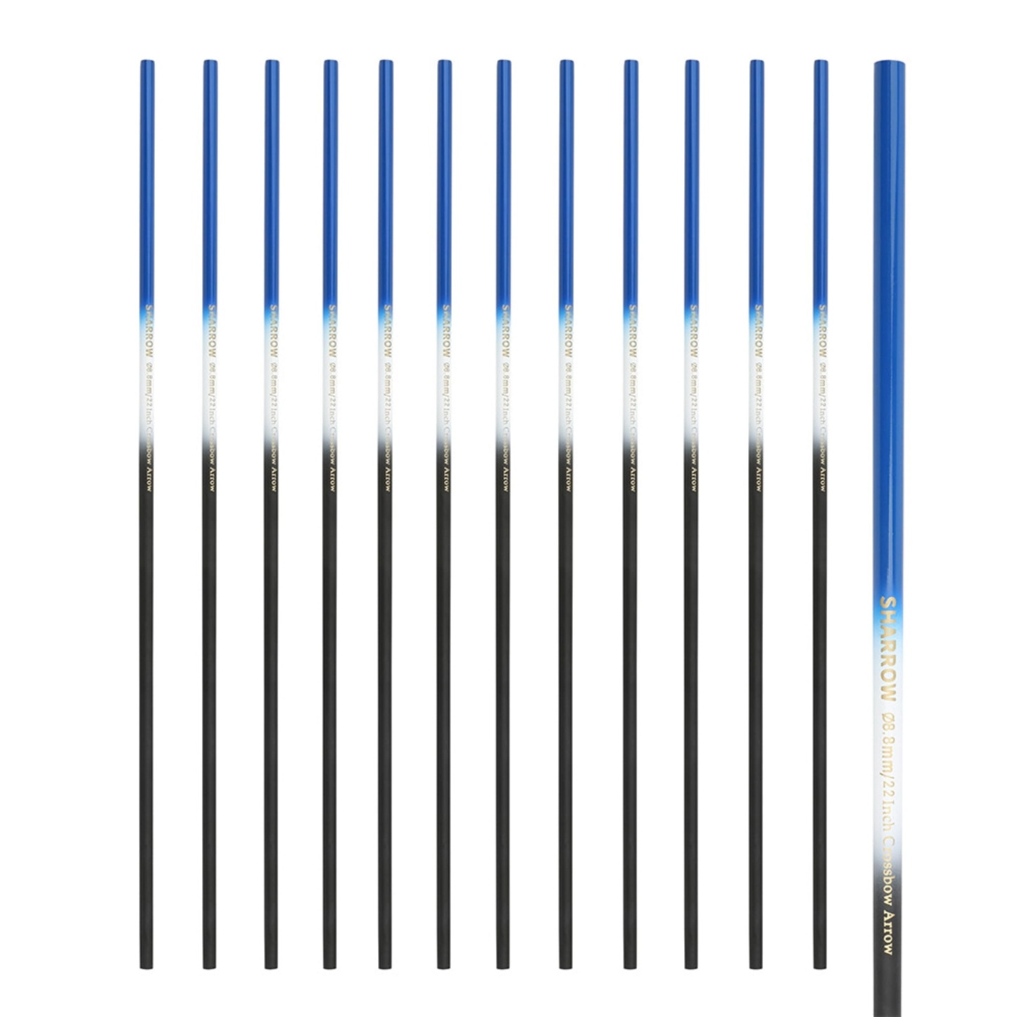 Crossbow Bolts Carbon Hunting Arrows Shaft (12 Pack)