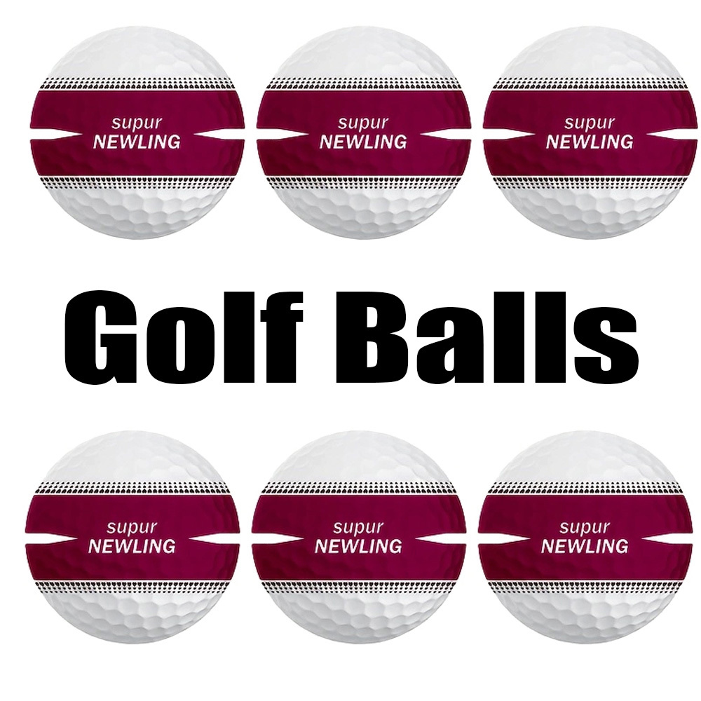 6pcs Funny Golf Ball Gift Set - Humorous Novelty Golf Accessories for Men, Dads