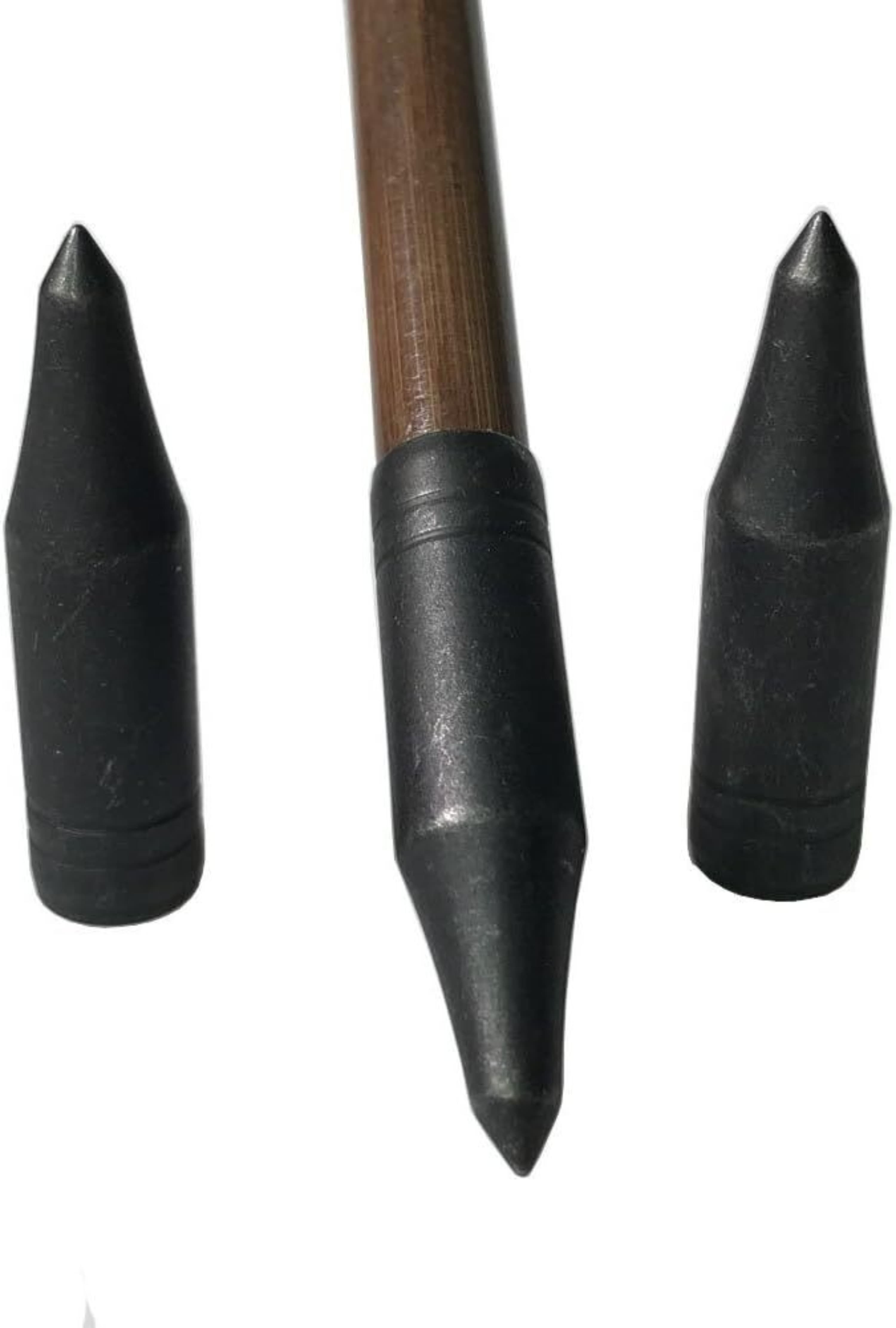 12Pcs Archery Arrowheads Stainless Steel Tips for 8mm Arrow Shaft