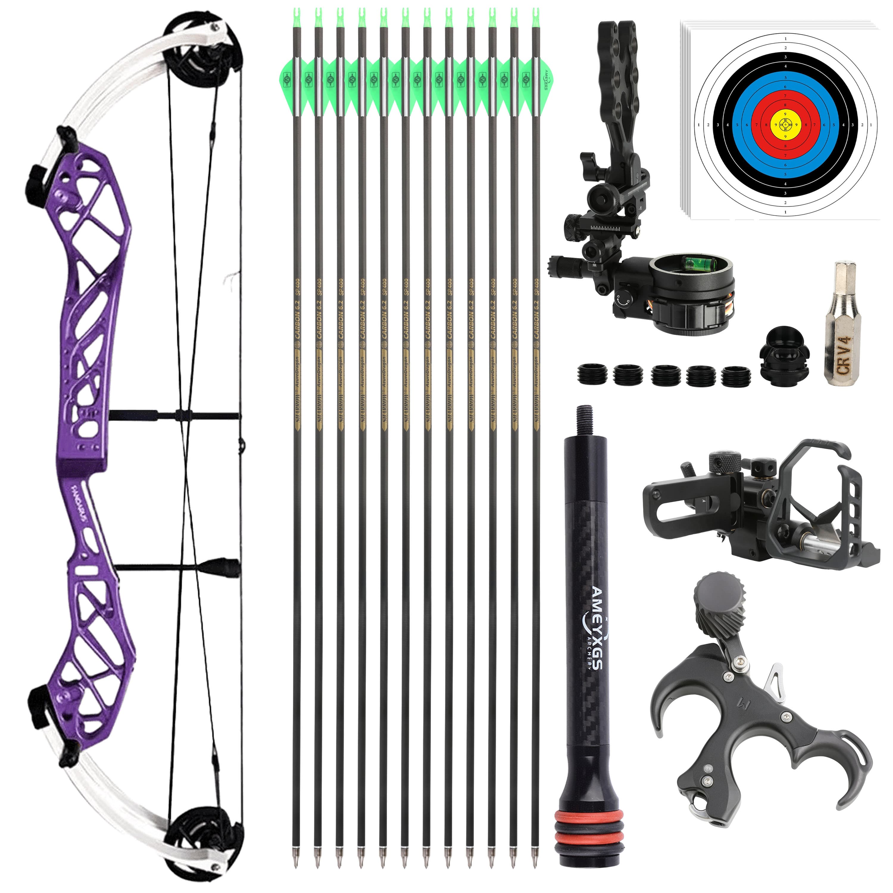 50-60lbs Compound Bow Hunting Kit Shooting Archery 