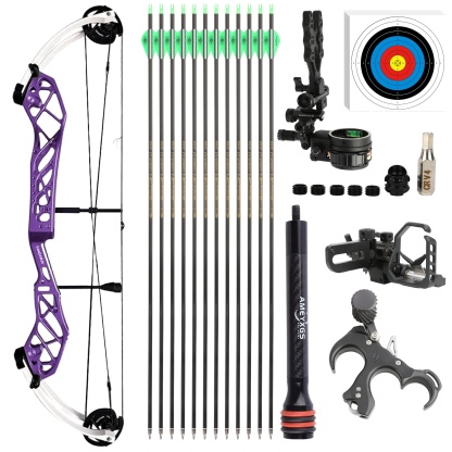 50-60lbs Compound Bow Hunting Kit Shooting Archery 