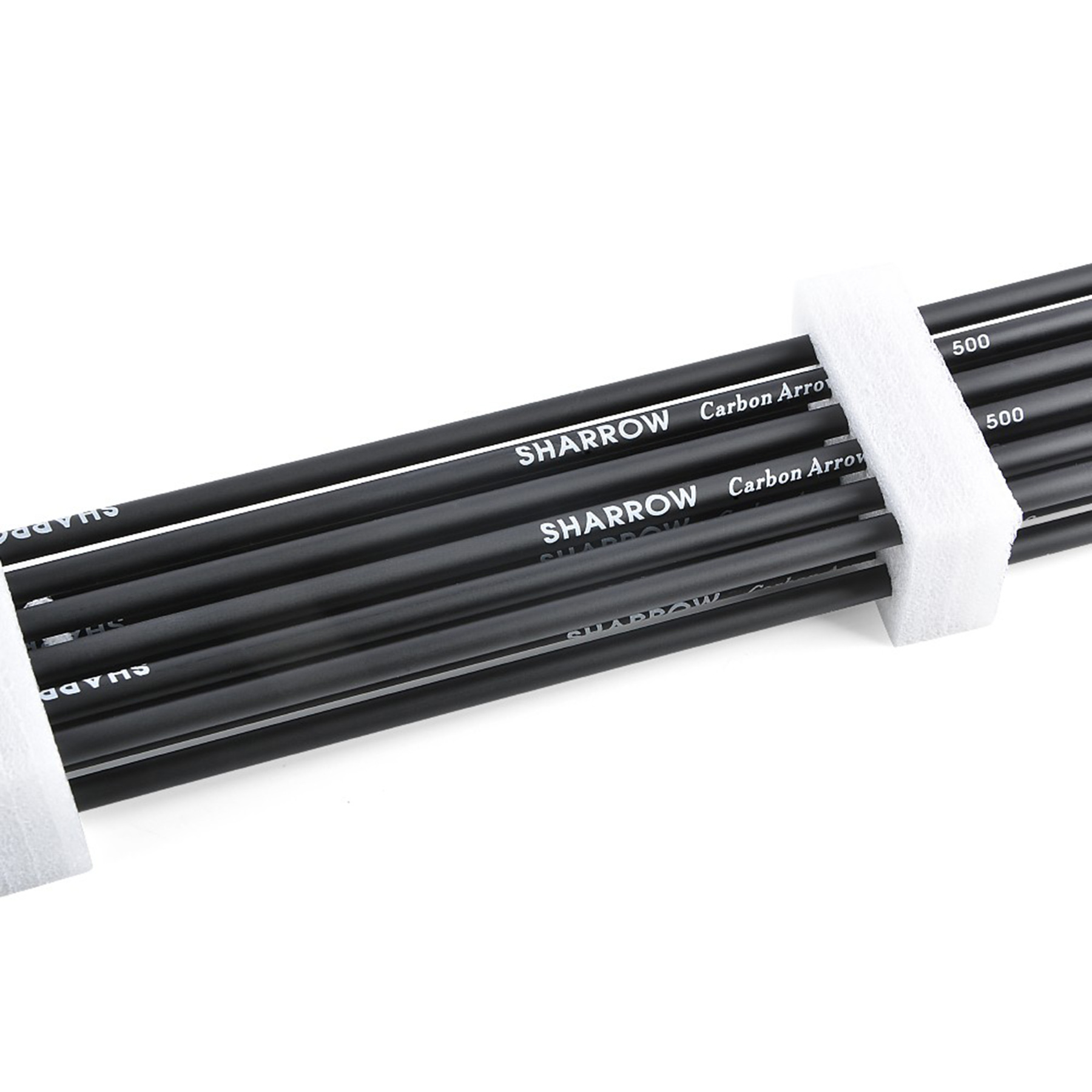 12x SP500 Carbon Arrows 4" Natural Feathers 30"  Archery Hunting