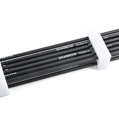 12x SP500 Carbon Arrows 4" Natural Feathers 30"  Archery Hunting