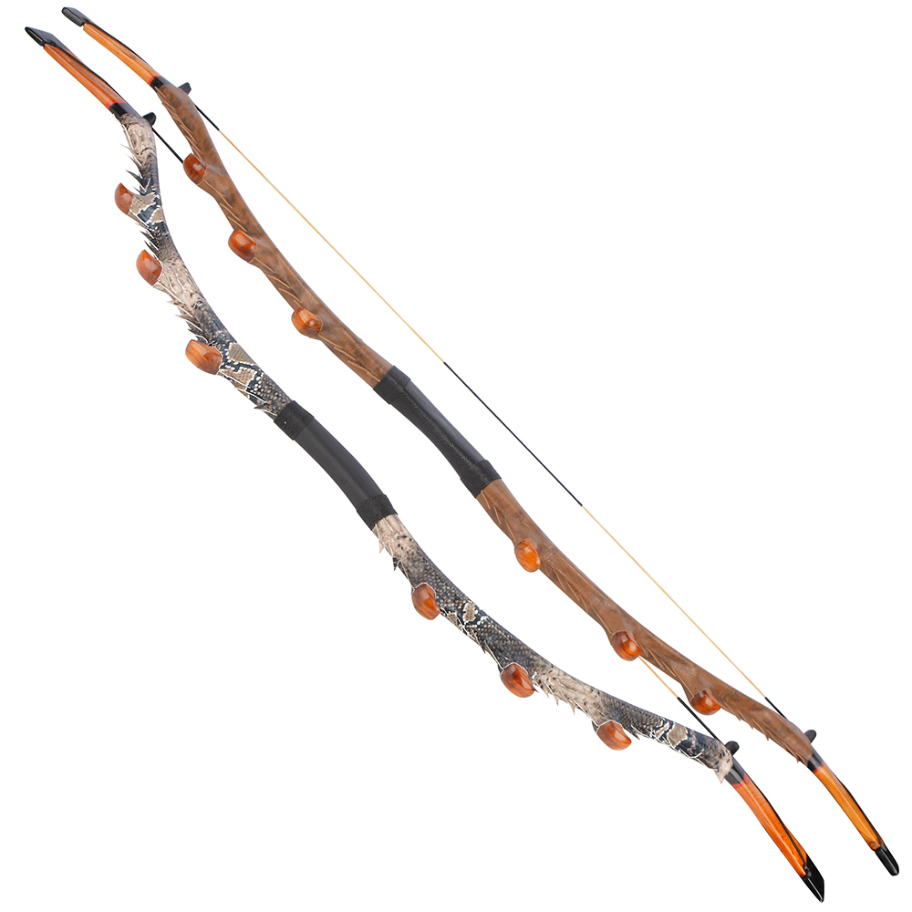35/45/55lbs Recurve Bow Kit Wooden Takedown Hunting Split Bow