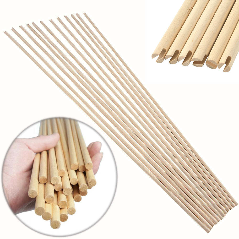 2025-Wood-Arrow-Shaft 5/16'' Archery Traditional Longbow-AMEYXGS Archery