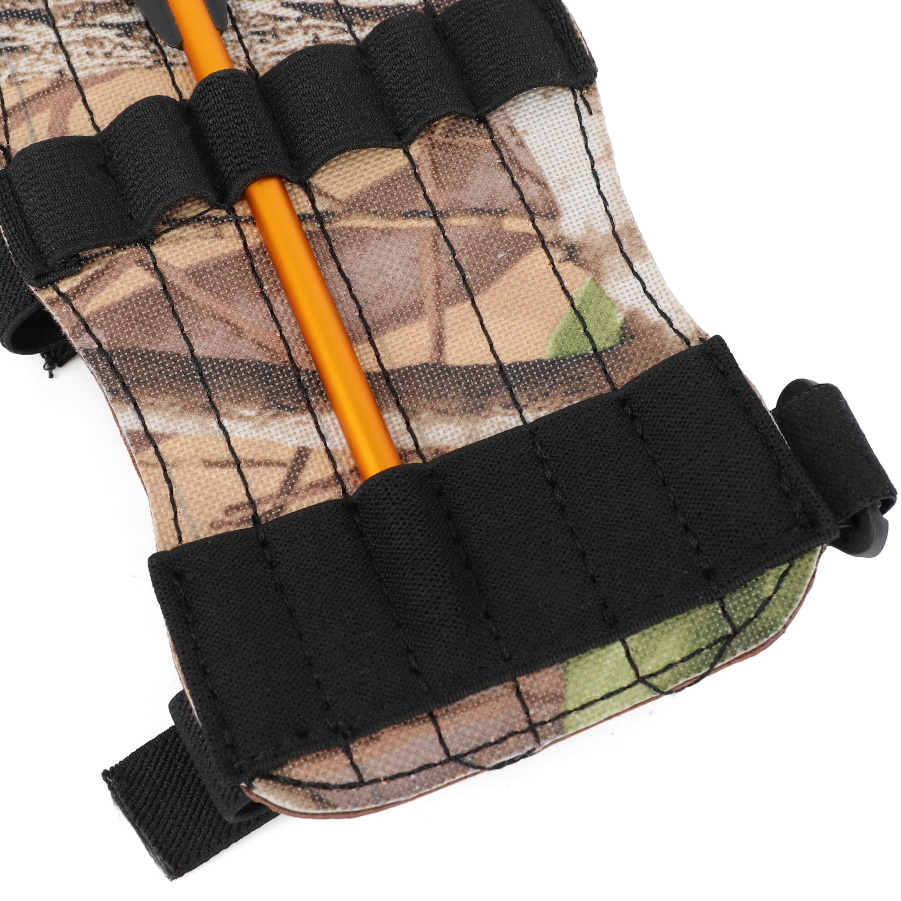 Archery Arm Quiver with 3-Strap Adjustable Arm Guard