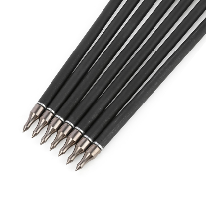 30" Spine 500 Carbon Arrows Adjustable Nock 12pcs