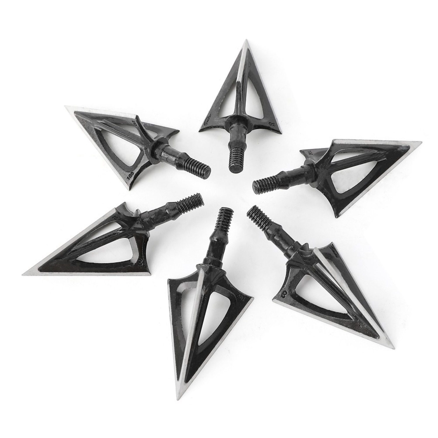 Hunting Broadheads 100gr Archery Points Tips Arrowheads