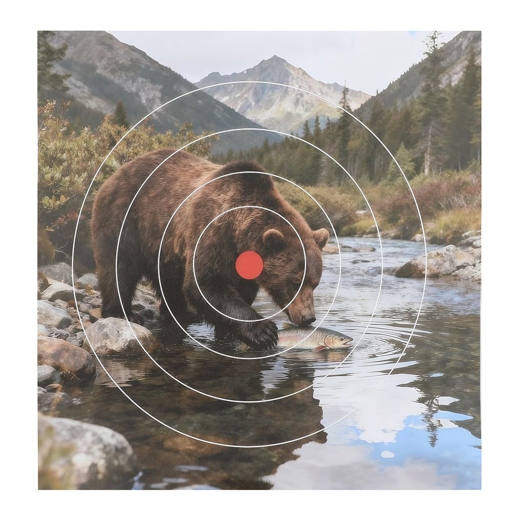 Archery Shooting Target Paper Durable Animal Field Face 40x40cm