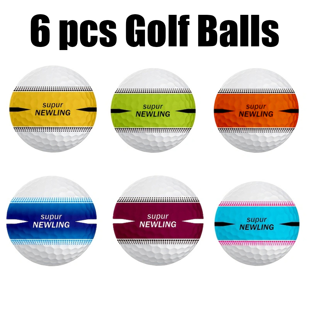 6pcs Funny Golf Ball Gift Set - Humorous Novelty Golf Accessories for Men, Dads