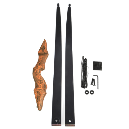 BLACK HUNTER Archery Hunting Recurve Bow 40lbs With Arrow