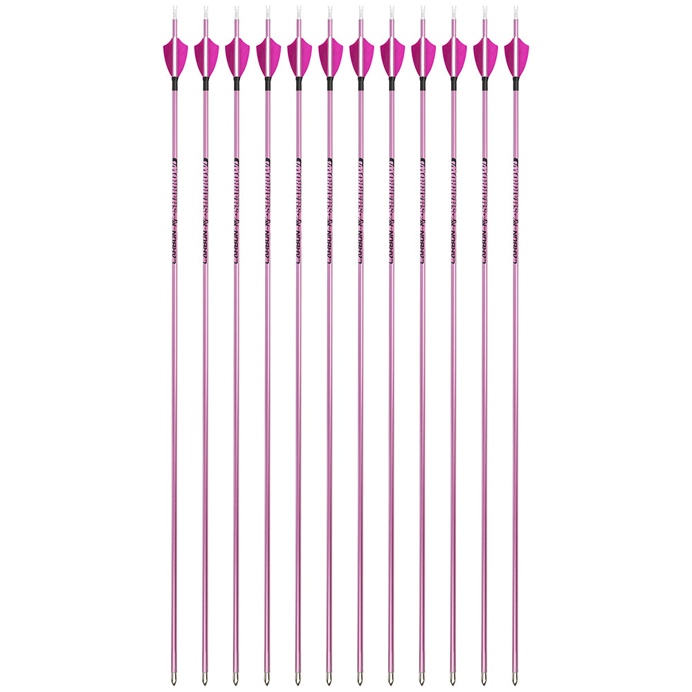 🎯Professional 4.2mm Pure Carbon Arrow Spine 400-1000 for Target  Recurve Compound Bow-AMEYXGS Archery