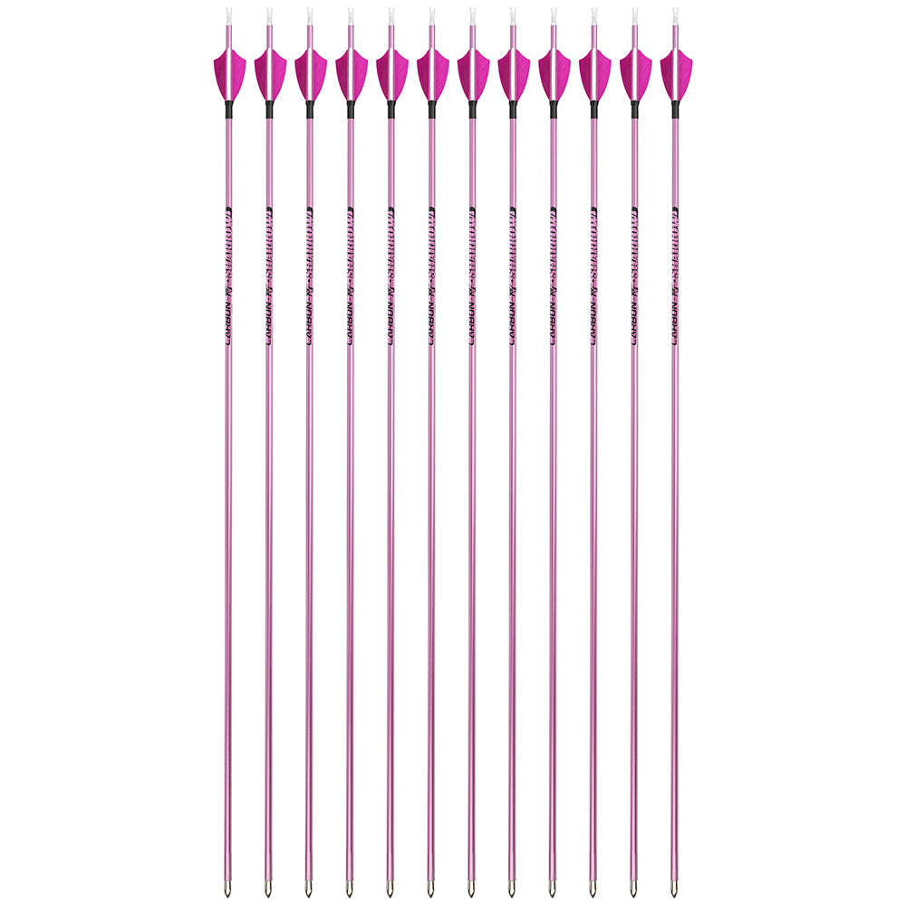 🎯Professional 4.2mm Pure Carbon Arrow Spine 400-1000 for Target  Recurve Compound Bow-AMEYXGS Archery