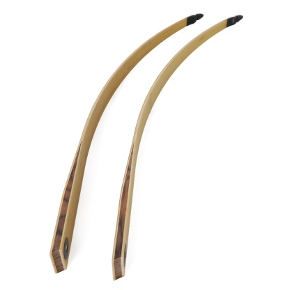 Black Hunter Wooden Longbow 20-60lbs Archery Hunting Kit