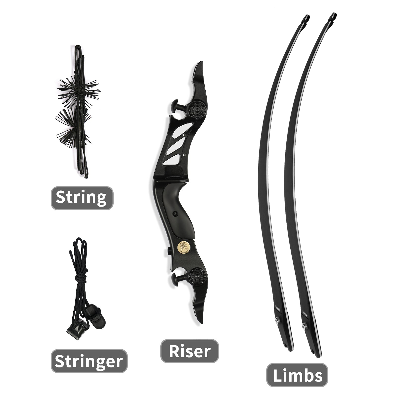 BOSEN HORN ILF Archery Recurve Bow Traditional Longbow