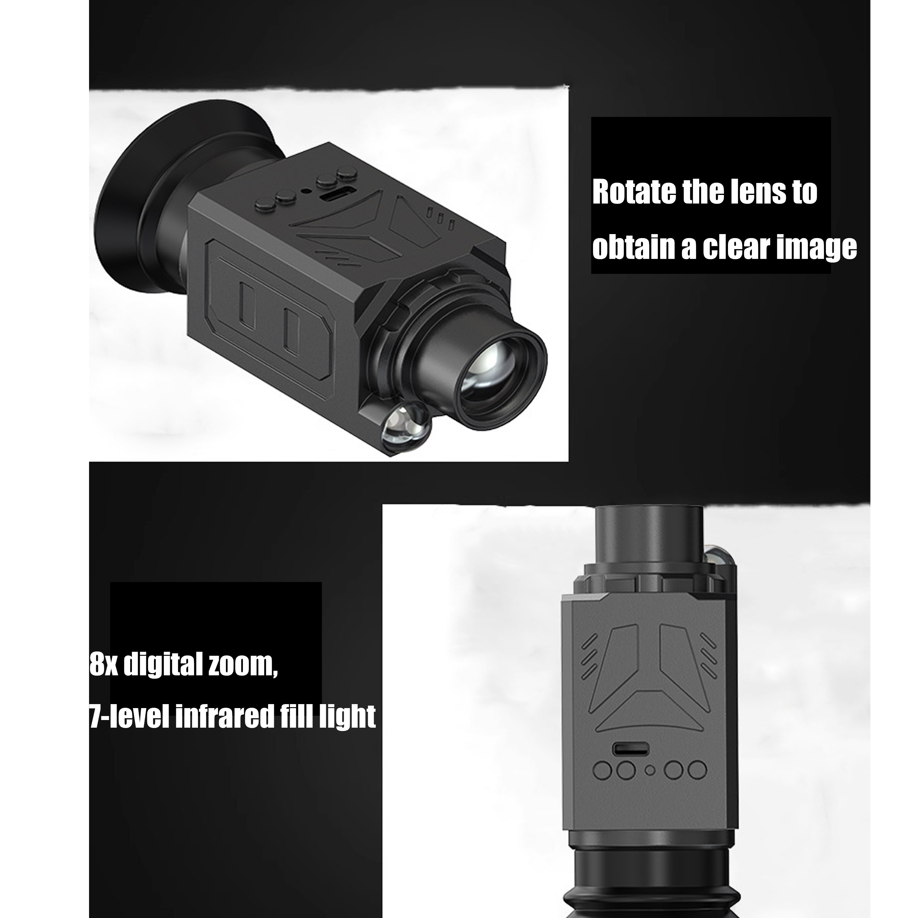 Night Vision Viewing Adventure Monocular Night Vision Telescope