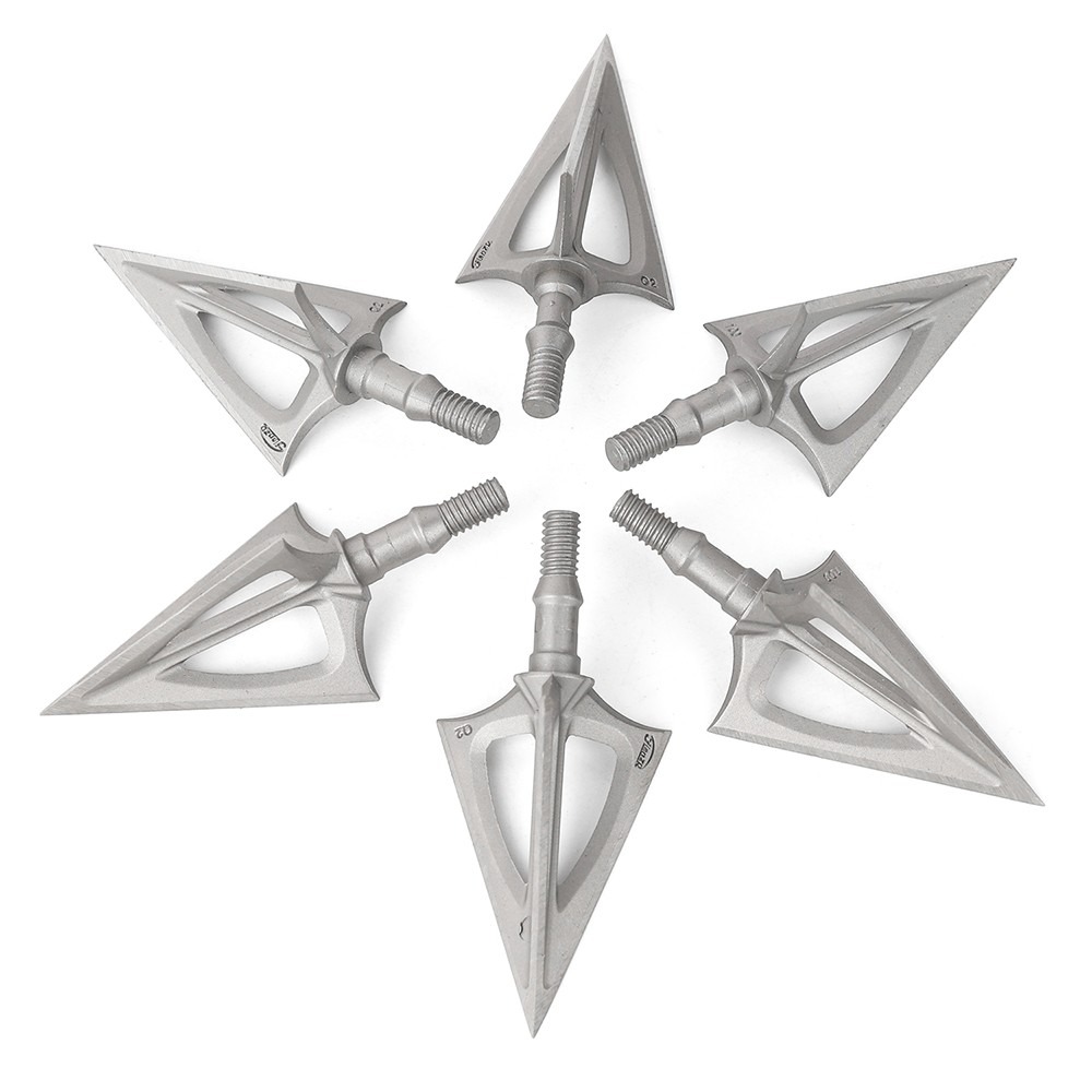 Hunting Broadheads 100gr Archery Points Tips Arrowheads
